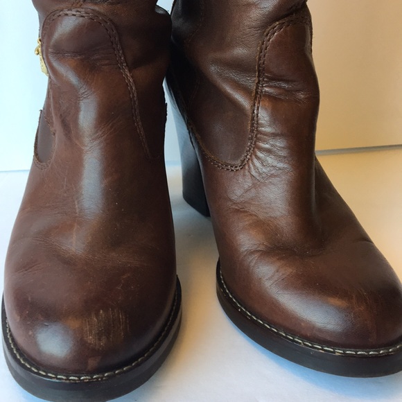 Michael Michael Kors Brown Pull Up Boots 6M EUC - Picture 8 of 8